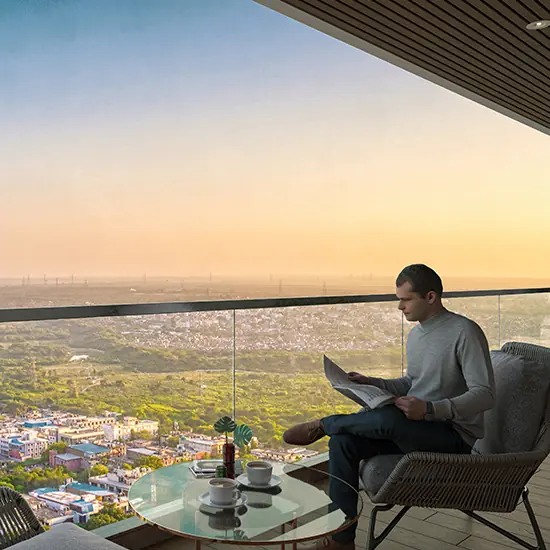 Godrej South Estate balcony