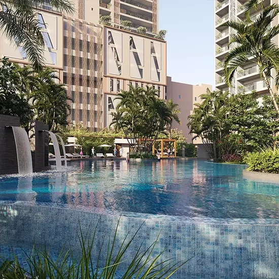 Godrej South Estate swimming pool
