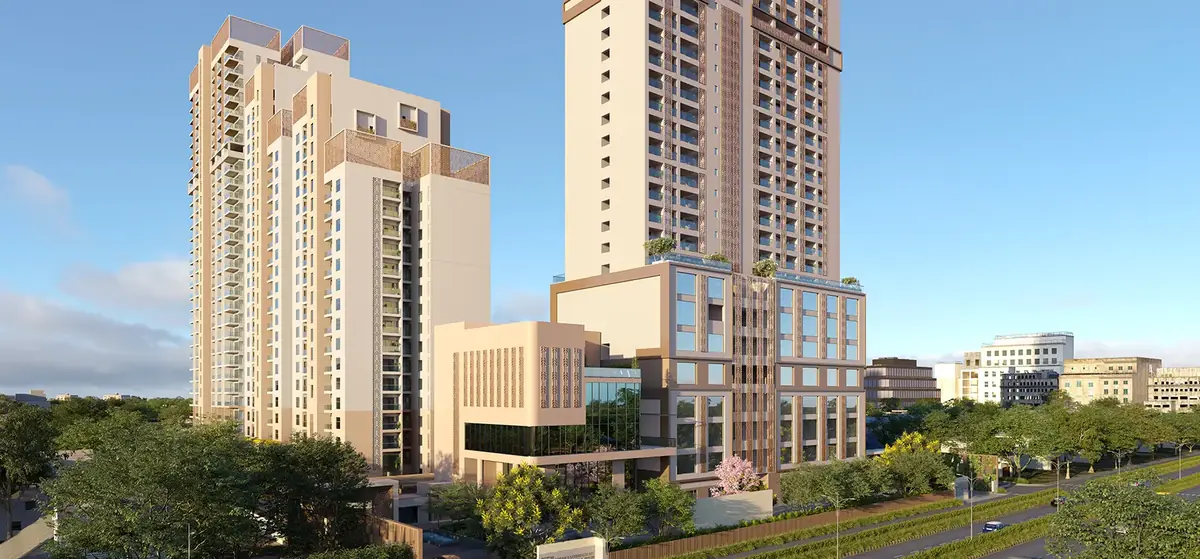 Godrej South Estate Okhla tower exterior view