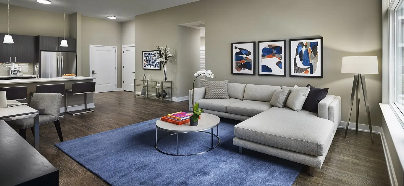 Stylish interior living space representing premium lifestyle at Godrej Golf Links