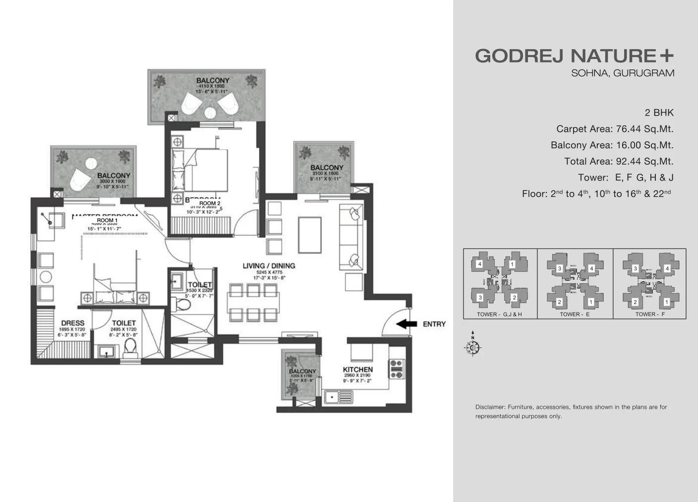 4 BHK Godrej Sector 151 Noida